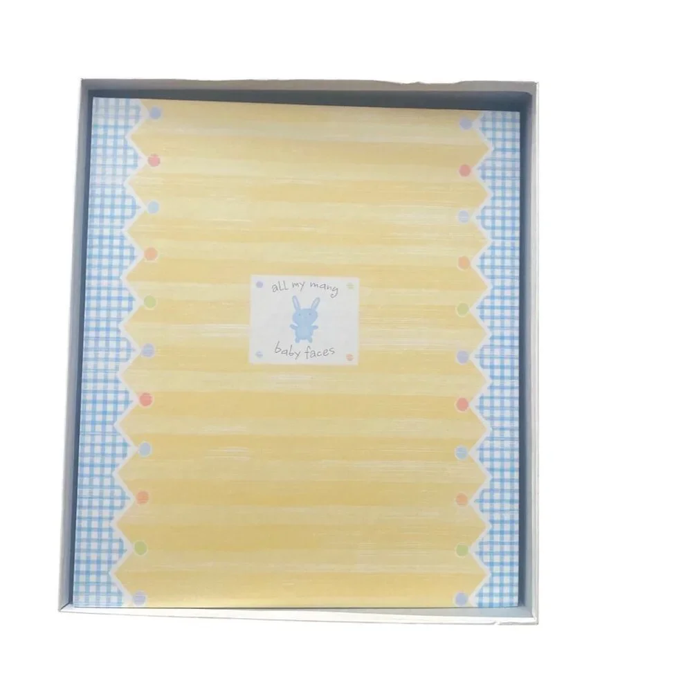 Hallmark‎ Baby Patterns Large Photo Album Self Stick & Protective Sleeve Sheets